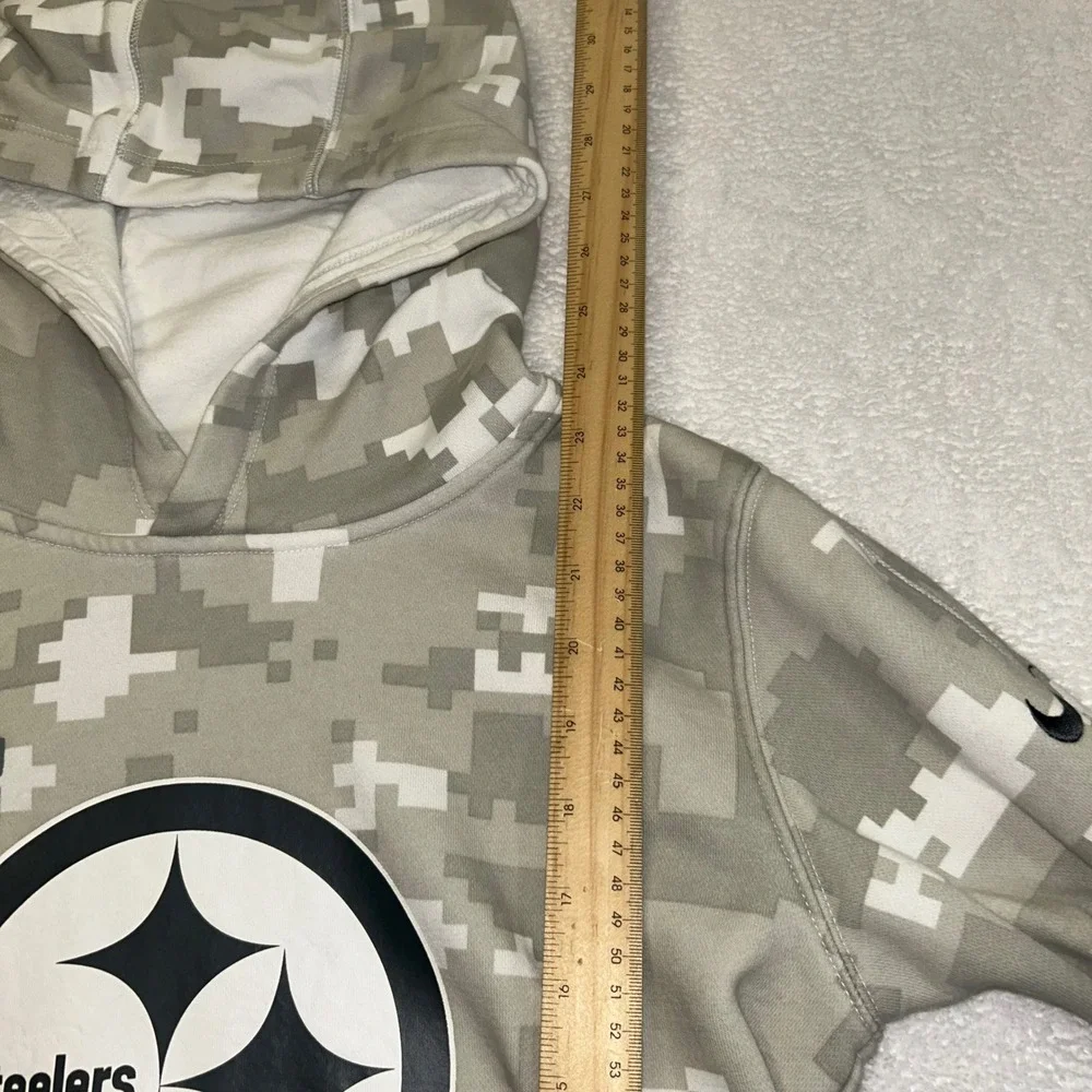 Nike Hoodie Pittsburgh Steelers Salute to Service Boys L 14/16 Digi Camo NFL B2S